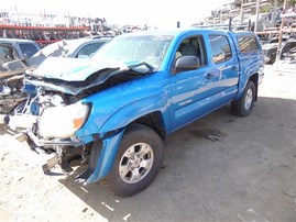 2007 TOYOTA TACOMA CREW CAB SR5 BLUE 4.0 AT 4WD TRD OFF ROAD PACKAGE